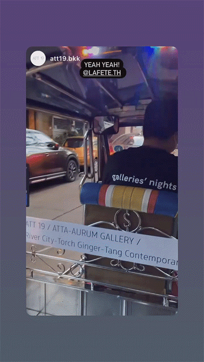 tuk tuk bangkok Gallerie's nights